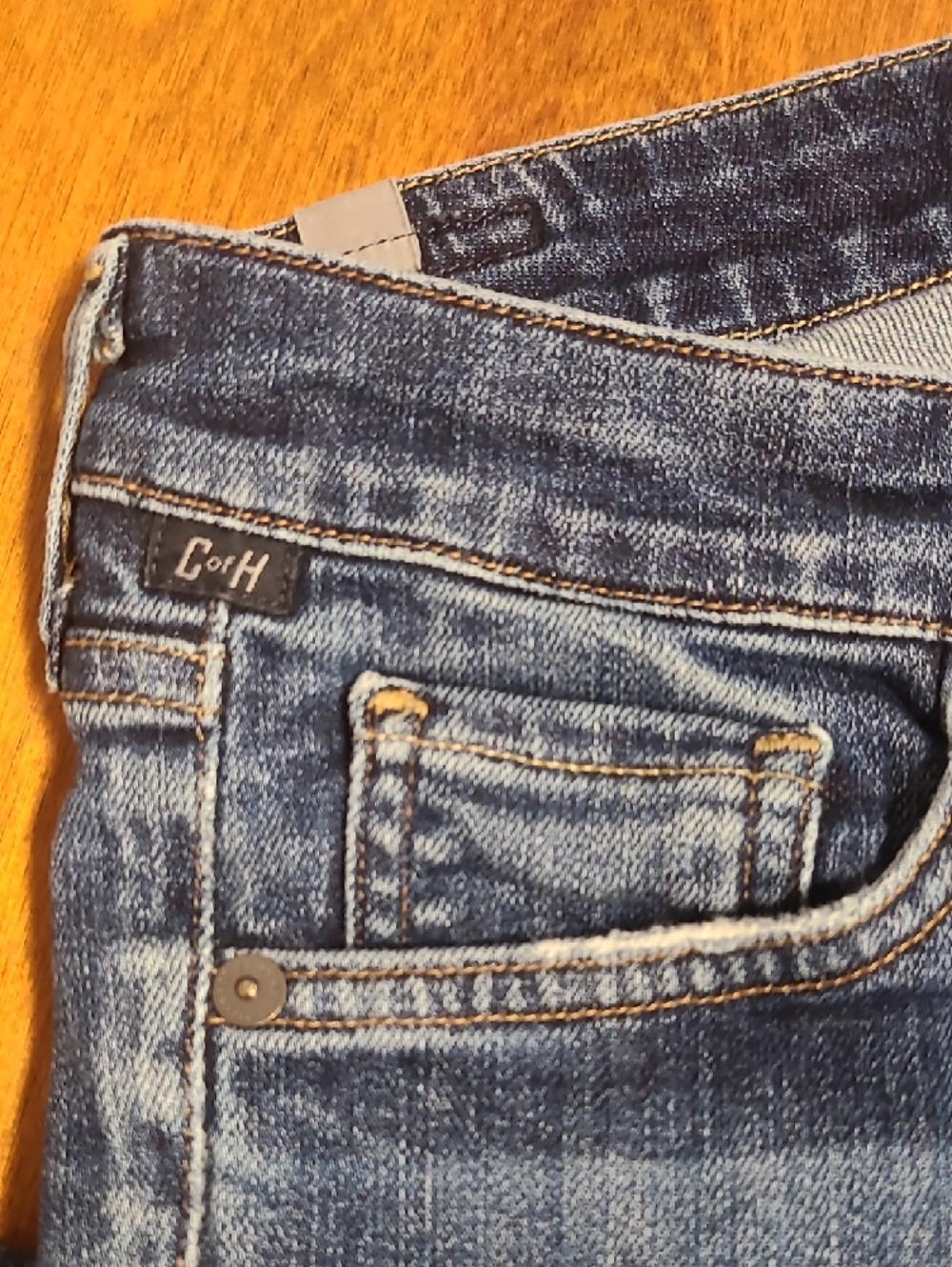 Citizens of Humanity Faded Dark Blue Skinny Jeans - Picture 4 of 9
